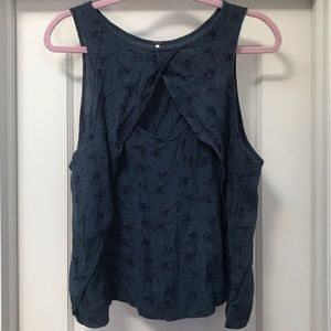 Free People navy top, size L